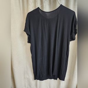 Womens Madewell Black Button Bacl Dress Size XL